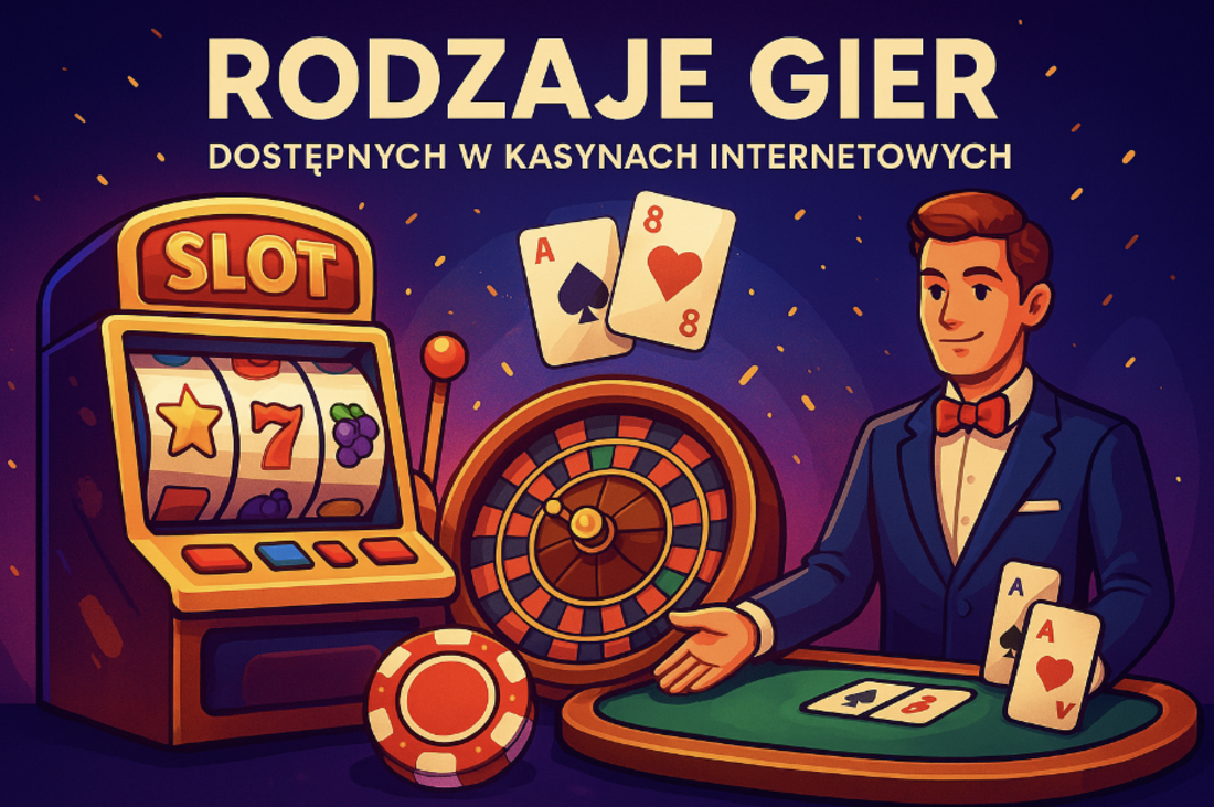 Rodzaje gier w kasynach online